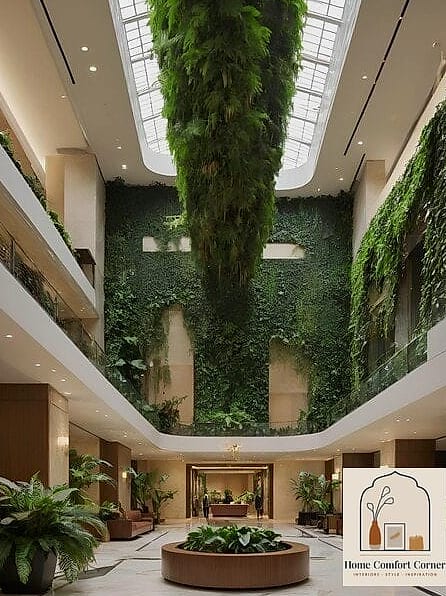 10 Lobby Interior Design Ideas That Will Transform Your Space 5 Greenery That Feels Alive, Not Staged