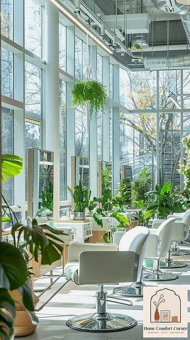 14 Hair Salon Interior Design Ideas to Steal From Interior Designers 10 Greenery Throughout the Space