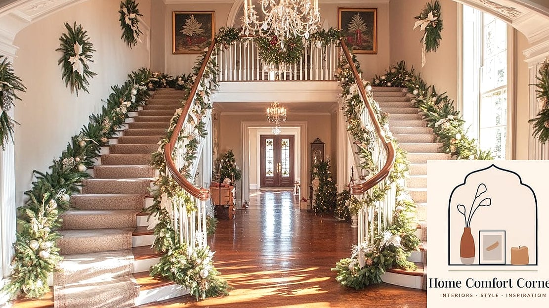 22 Stunning Christmas Room Decor Ideas Ideas for Every Budget 19 Greenery Tucked Around Mirrors and Artwork