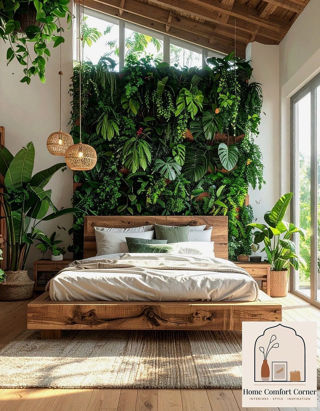 Greenery Used as the Main Decor Element