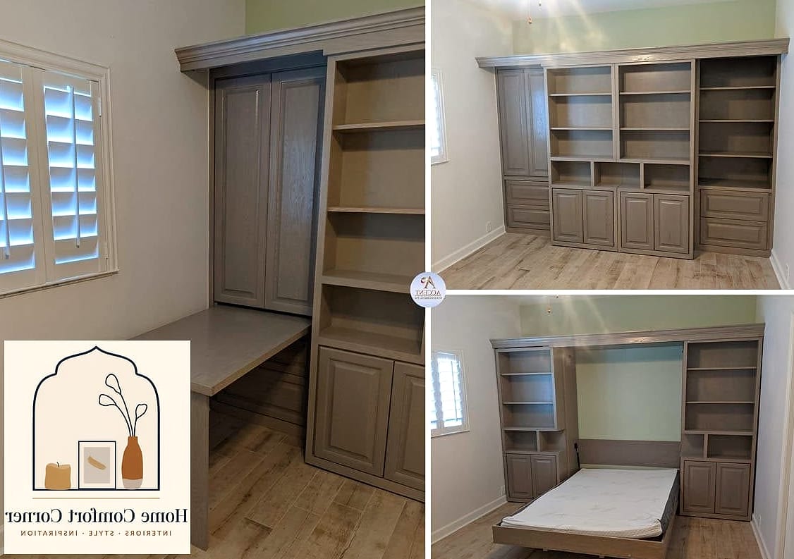 15 Guest Room Ideas Before and After Transformations to Inspire 13 Guest Room With a Hidden Murphy Bed Office