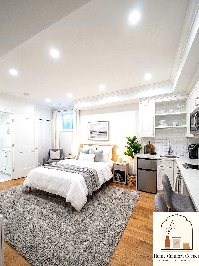 15 Guest Room Ideas Before and After Transformations to Inspire 16 Guest Suite With a Dedicated Luggage and Storage Station