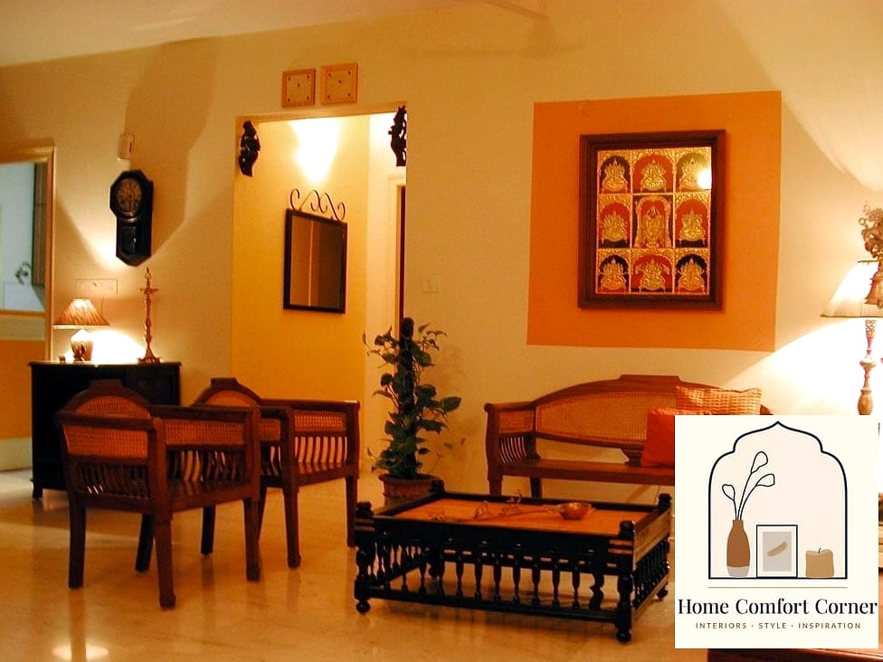Handcrafted Wooden Furniture with Brass Inlay