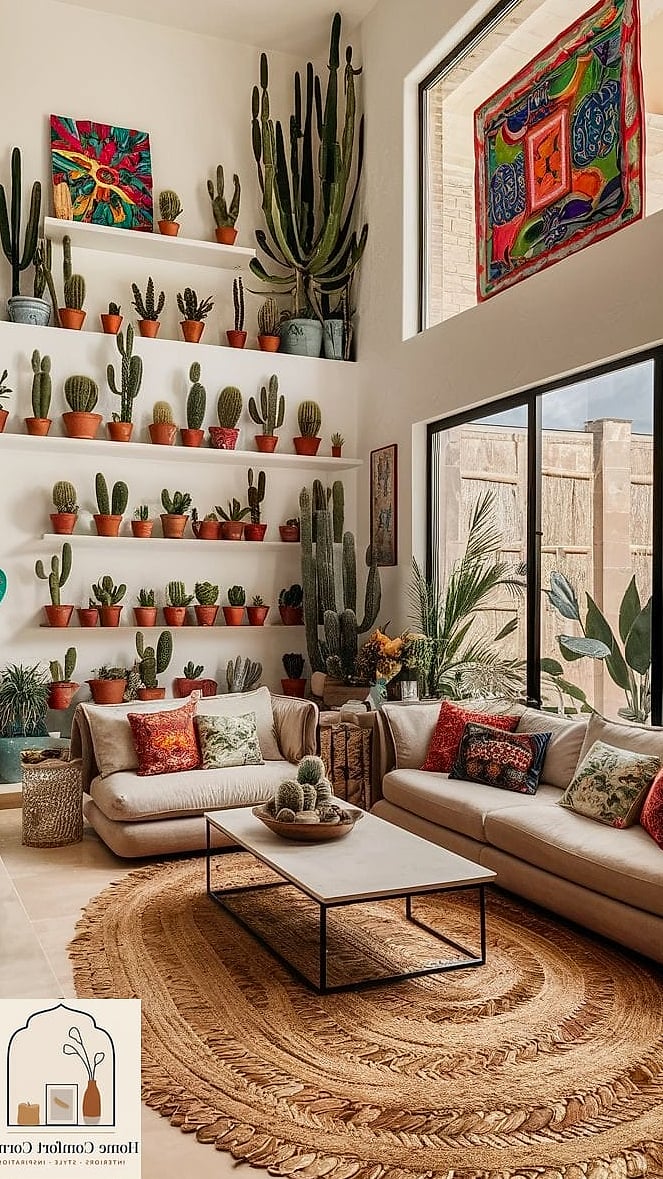 Handmade Ceramic Dinnerware on Open Shelving