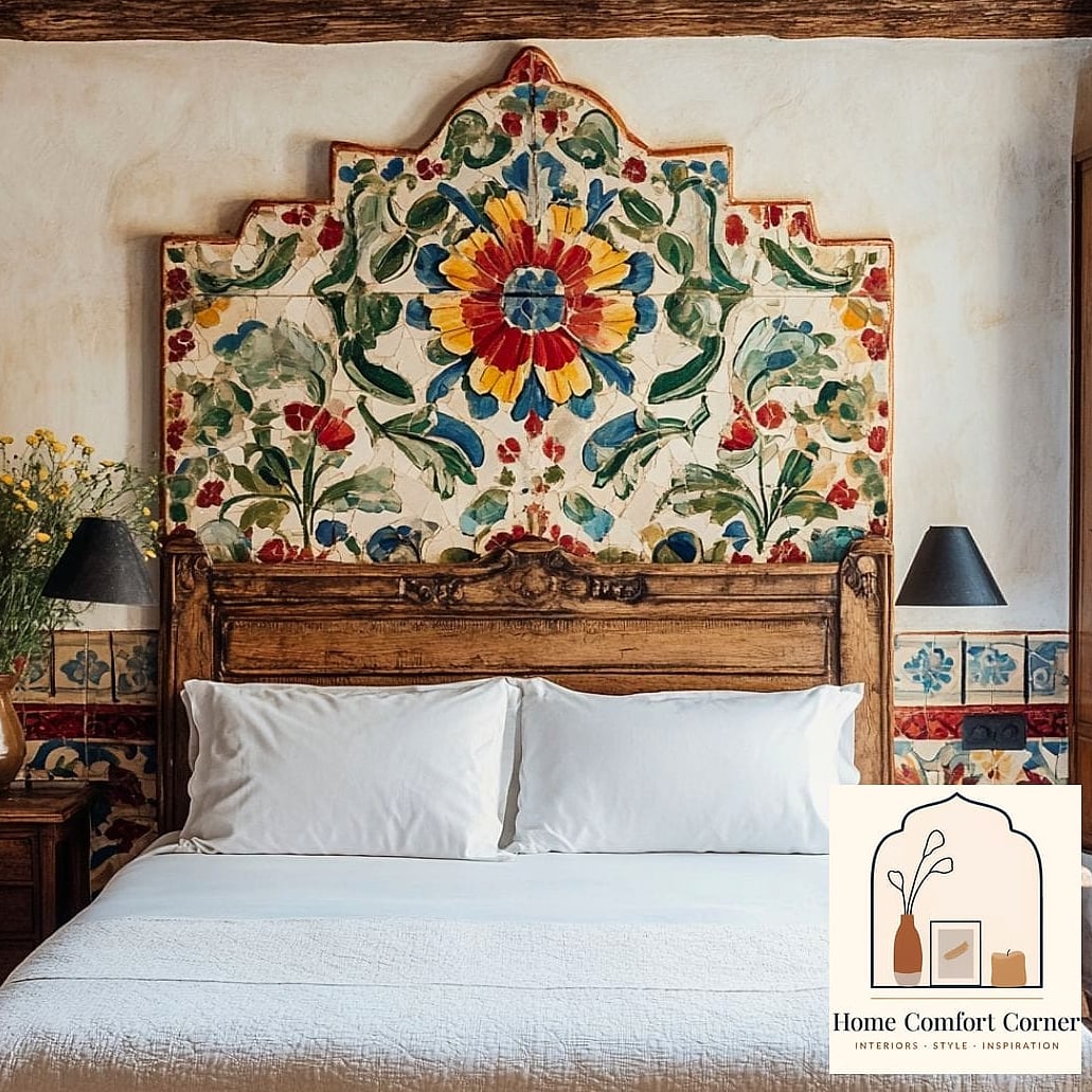 Hand-Painted Ceramic Tile House Numbers