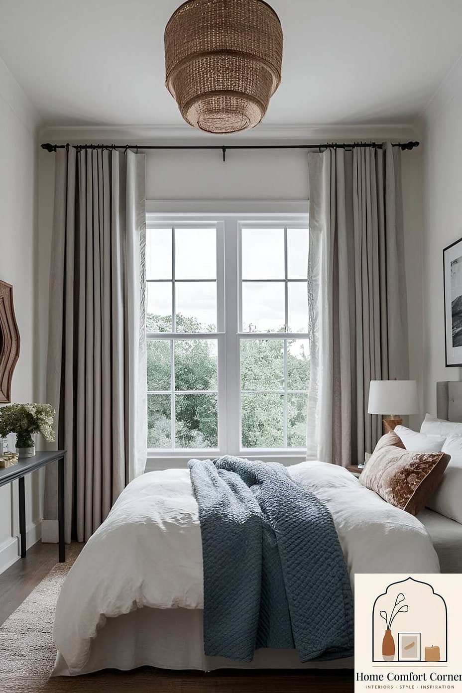 20 Small Room Decor Ideas Ideas That Will Transform Your Space 2 Hang Curtains Close to the Ceiling