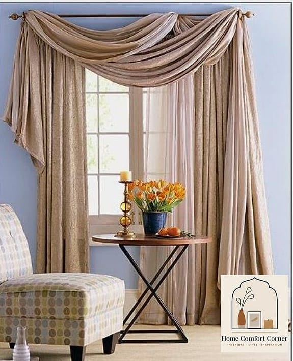 Hang Curtains Higher Than the Window Frame