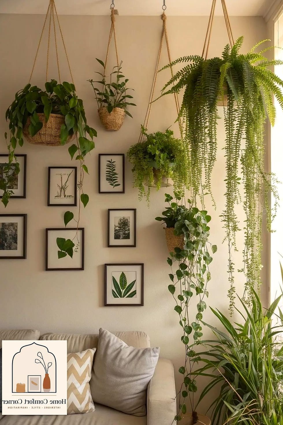 25 Cute Room Decor Ideas Diy Ideas That Work in Any Size Home 14 Hanging Plants for Greenery Without Floor Space