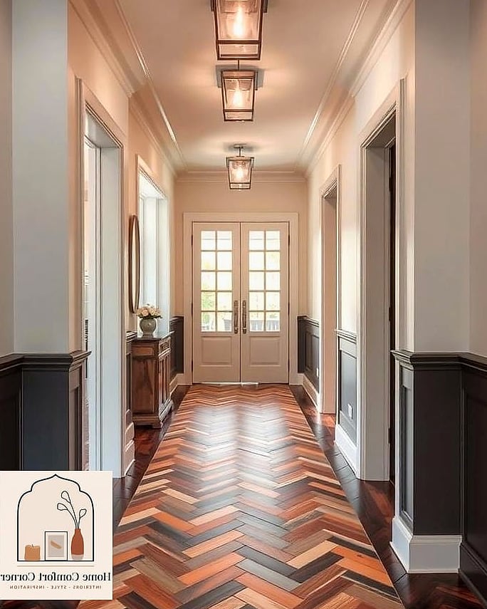 Herringbone and Chevron Flooring Patterns