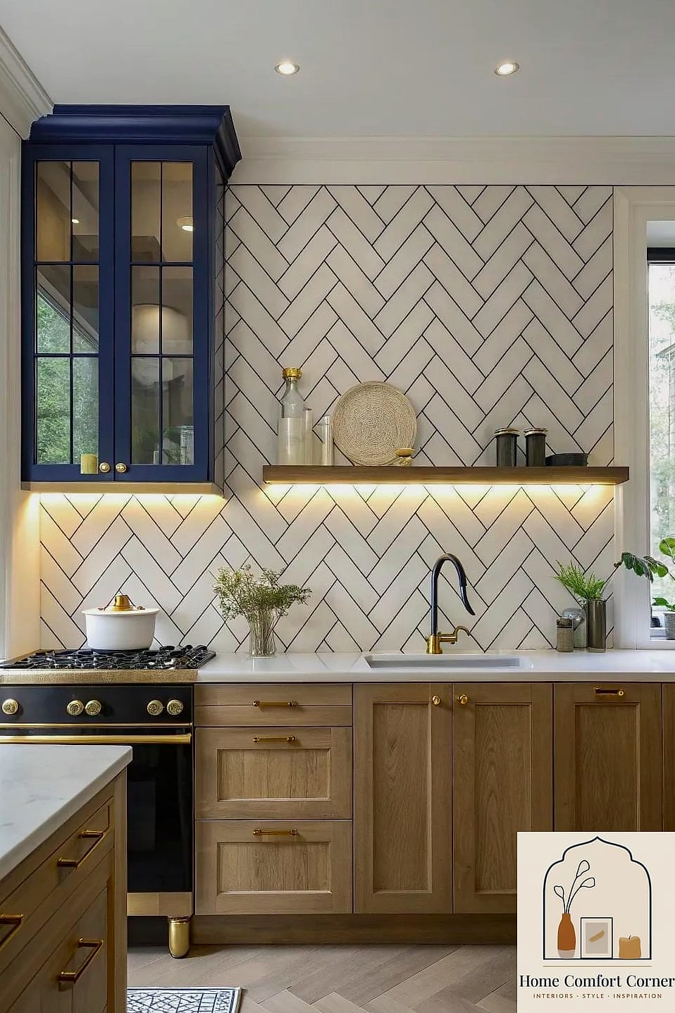 Herringbone Patterns in Flooring or Tile