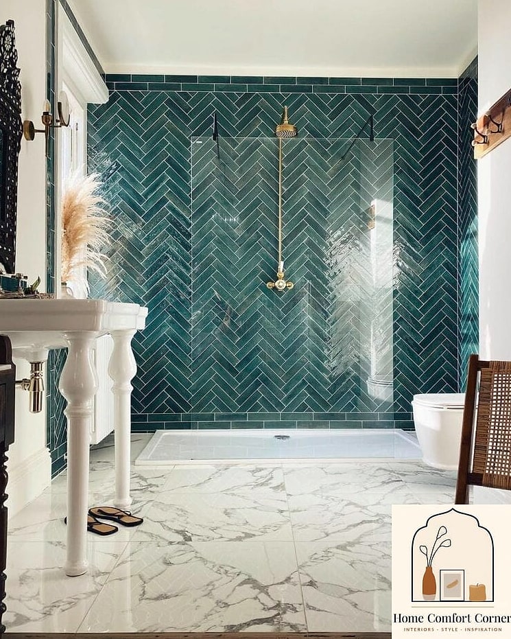 Herringbone Tile Flooring