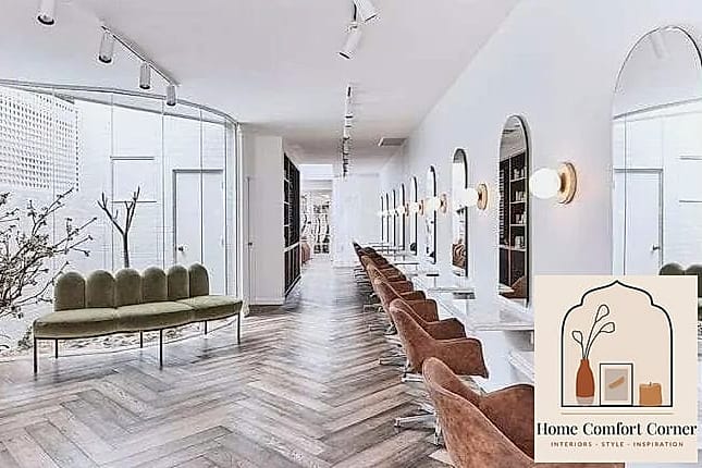 14 Hair Salon Interior Design Ideas to Steal From Interior Designers 11 Herringbone Tile as a Design Anchor