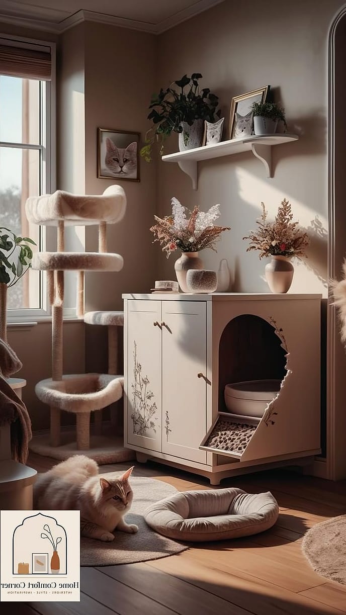 23 Stunning Cat Room Decor Ideas for Every Budget 8 Hidden Storage for Toys and Supplies