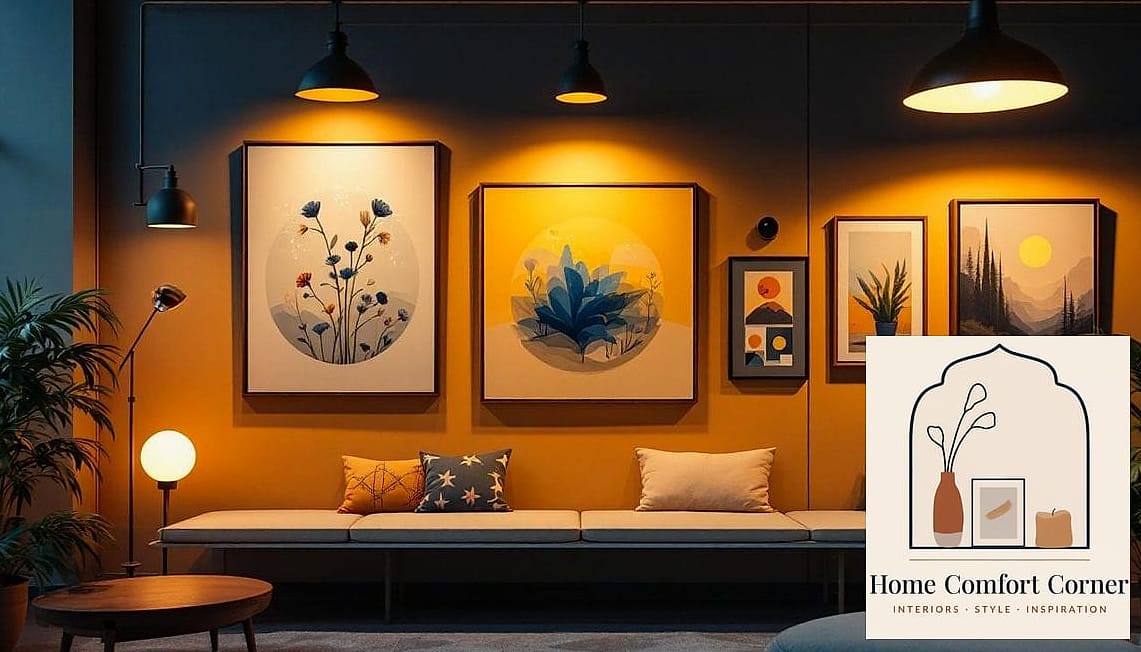 Highlight Artwork and Shelves With Accent Lighting
