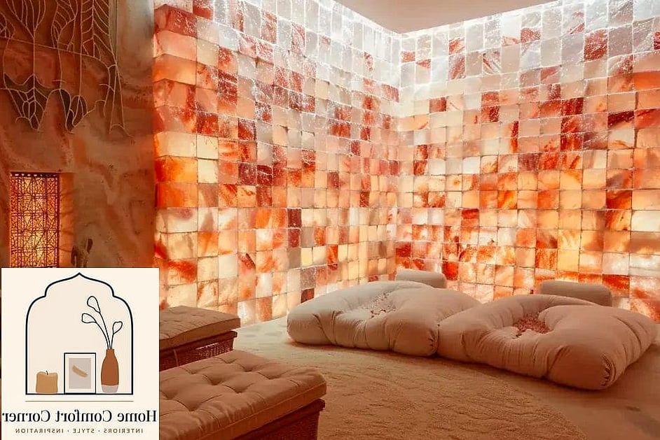 21 Meditation Room Decor Concepts That Are Actually Achievable on a Budget 8 Himalayan Salt Lamp Ambient Lighting
