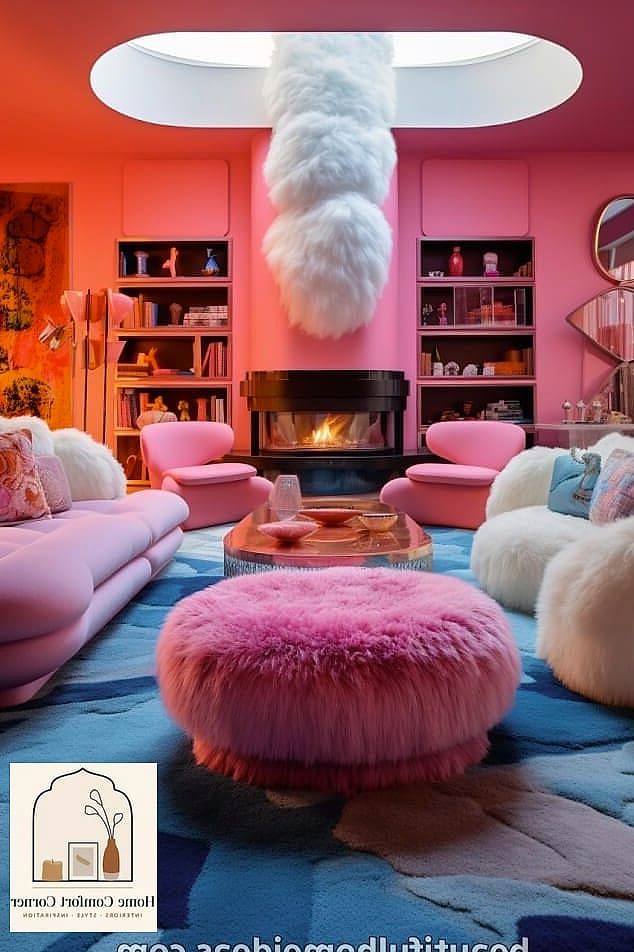 17 Pink Room Aesthetic Decor Inspiration Boards You'll Want to Copy 4 Hot Pink Maximalist Statement Room