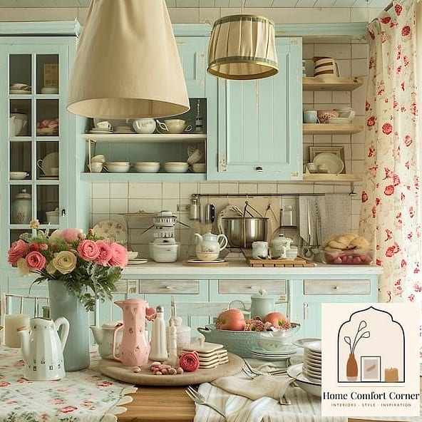 Incorporate Vintage Kitchenware As Decor