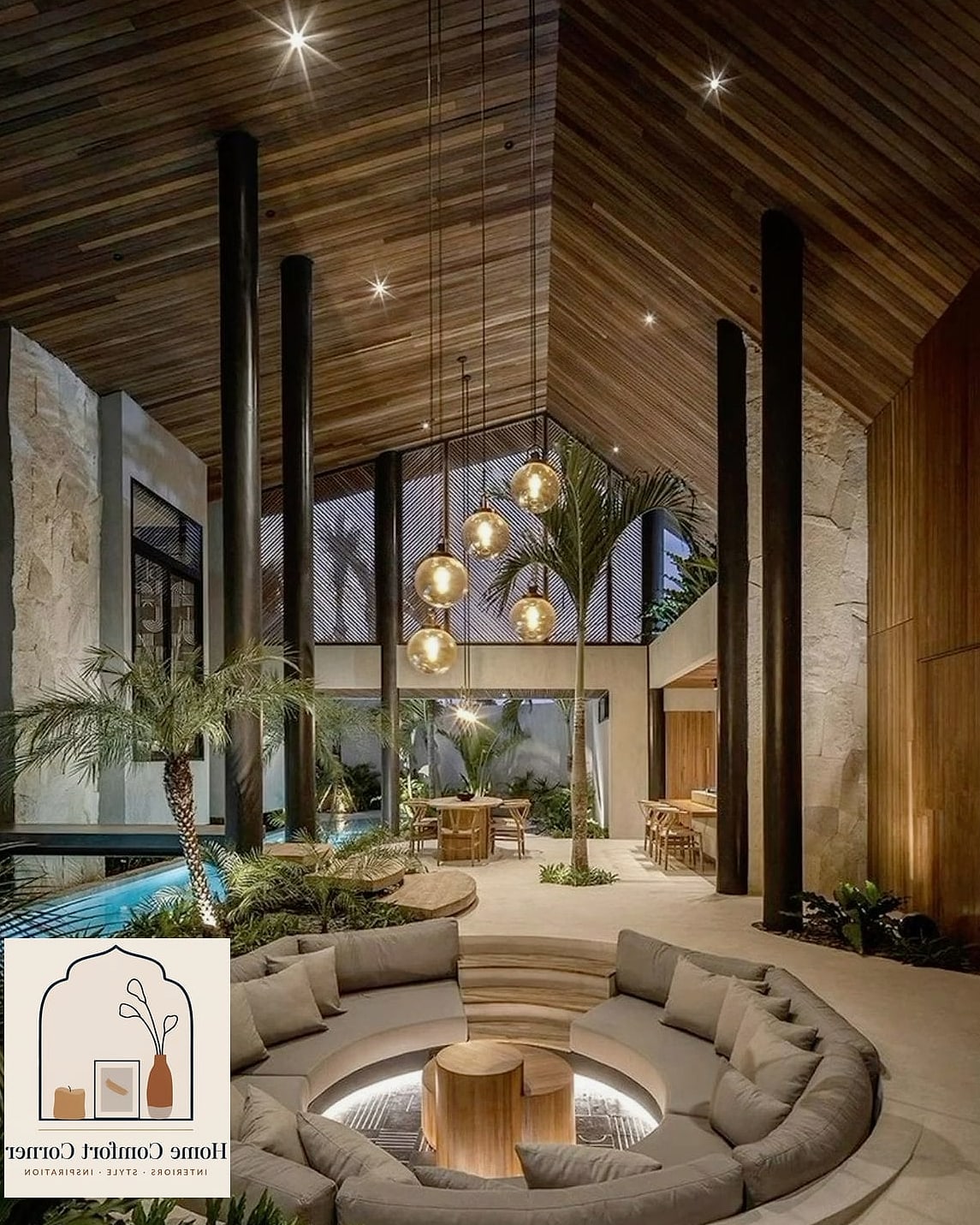 Indoor-Outdoor Flow With Sliding Glass Doors