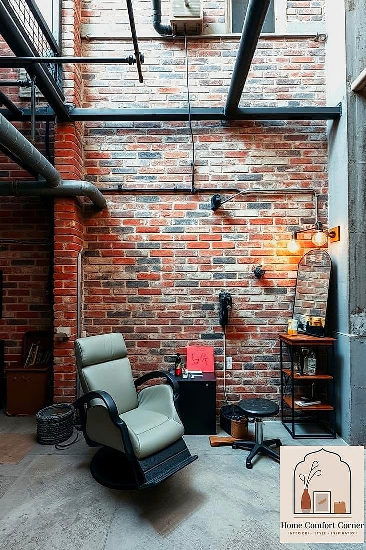 Industrial Chic with Exposed Elements