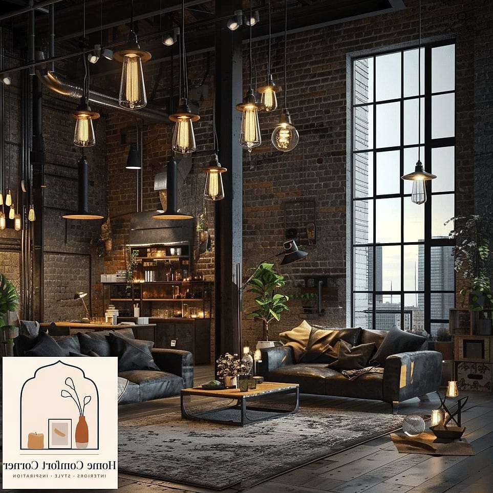 Industrial Loft Home Office