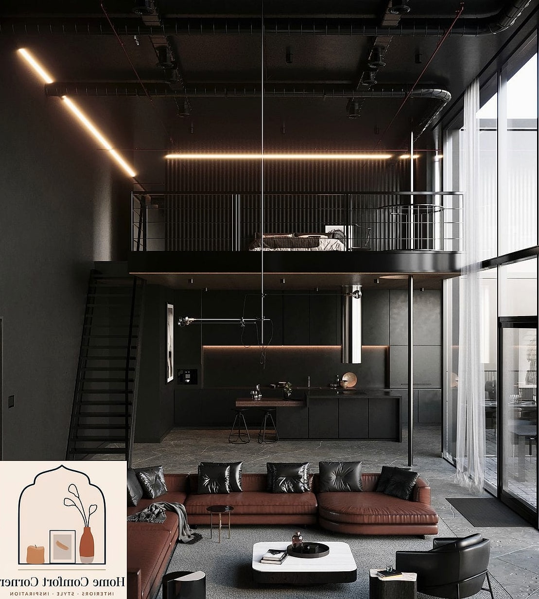Industrial Loft Living Room