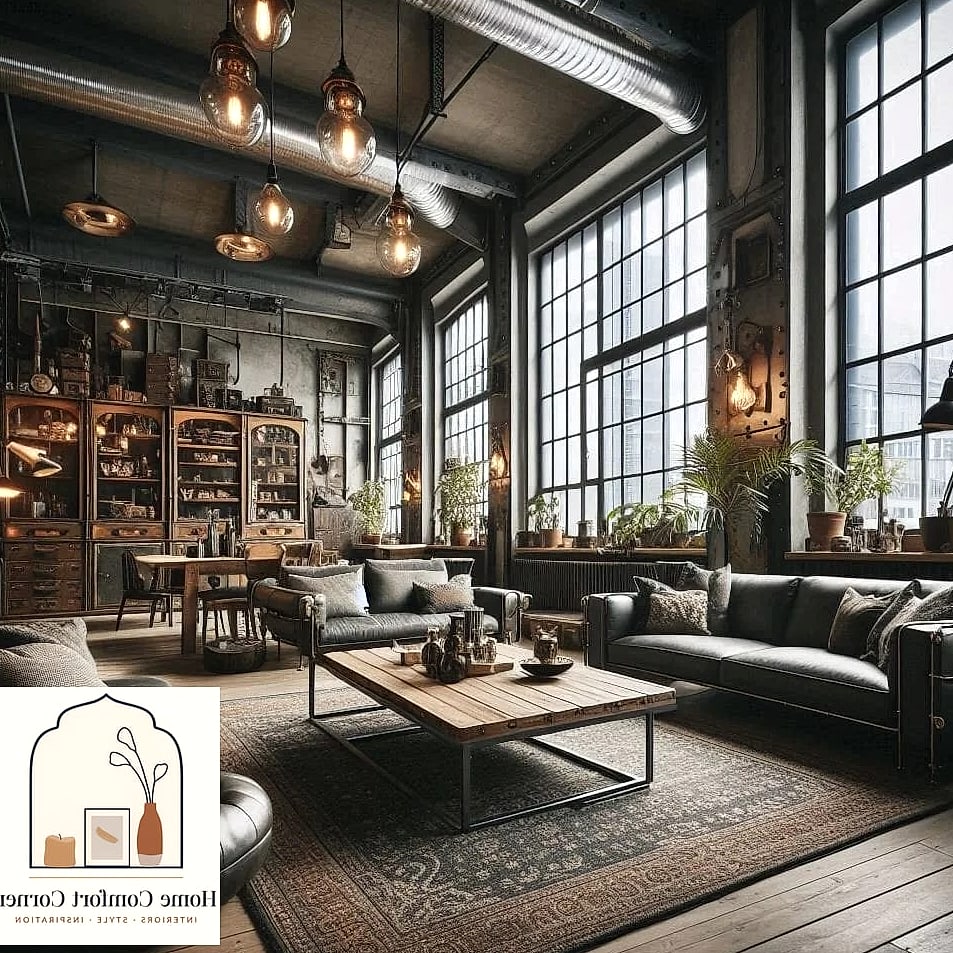 Industrial Loft with Exposed Materials