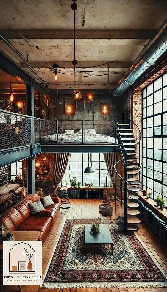 Industrial Loft Living Room