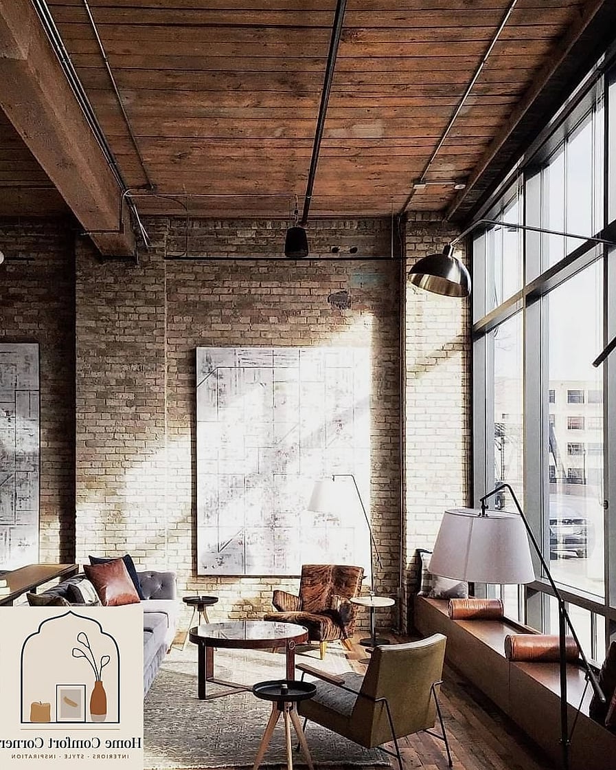 15 Interior Design Mood Board Makeovers That Look Incredibly Expensive 10 Industrial Loft Living Space