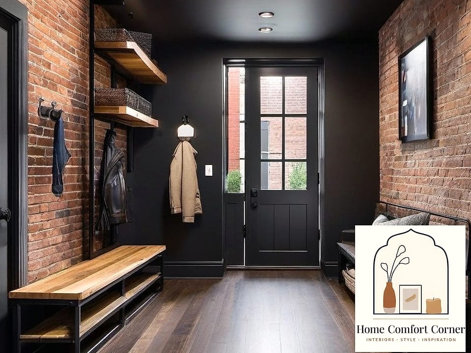 16 Mudroom Decor Photos That Will Inspire Your Next Project 16 Industrial Metal and Wood Locker System