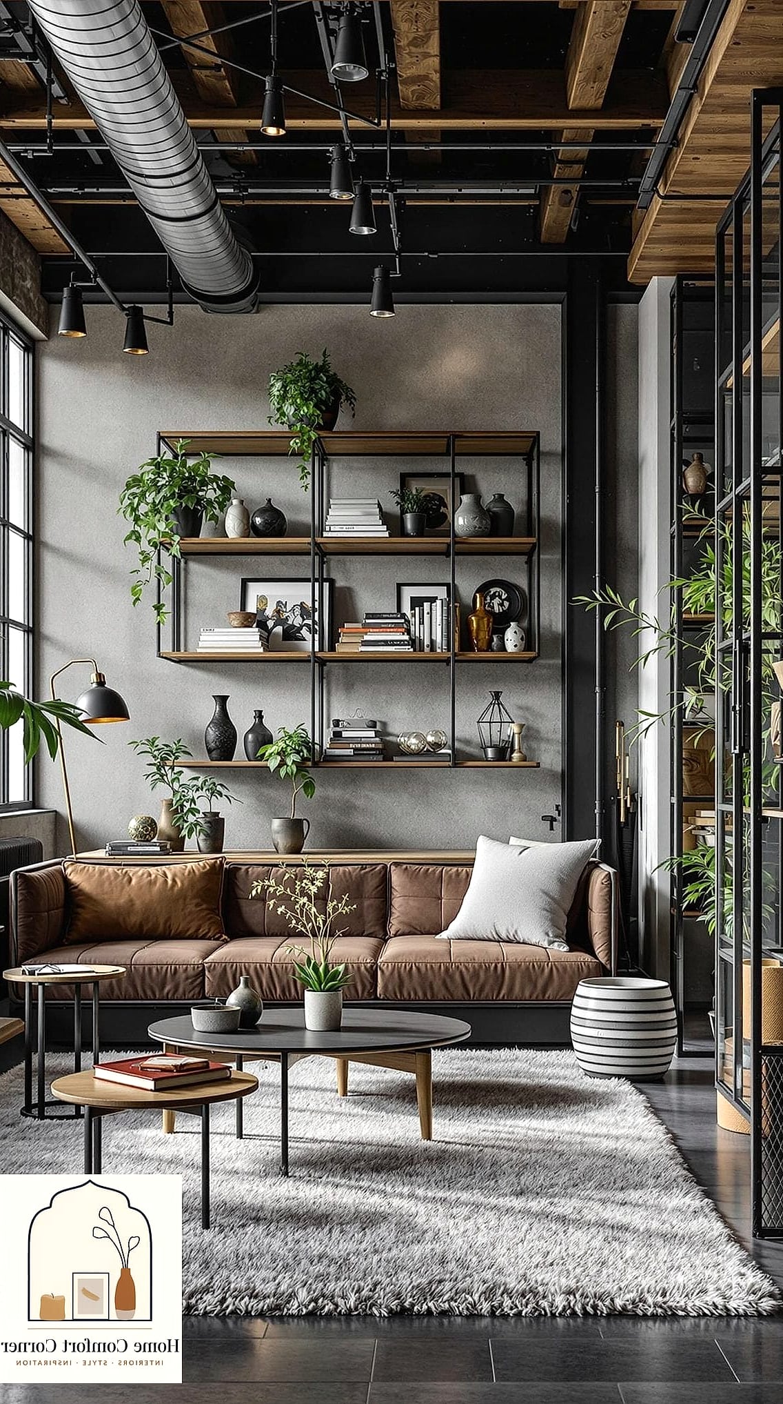 Industrial Shelving for Function and Style