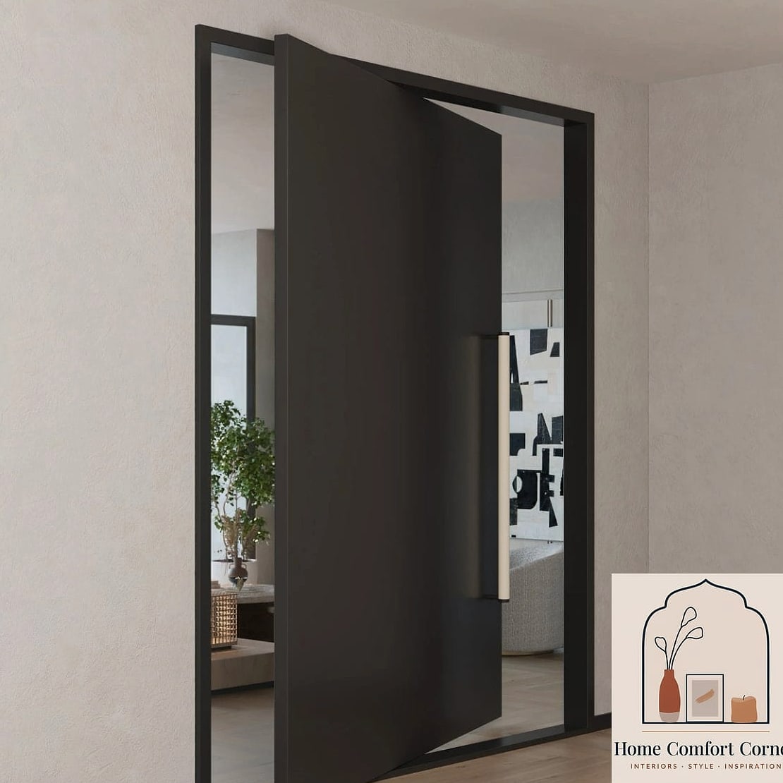 25 Door Design Interior Ideas to Upgrade Your Home This Weekend 21 Install a Pivot Door for a Modern Statement