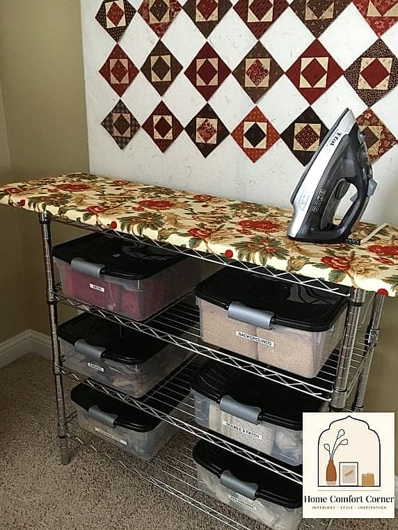 An Ironing Station Built Into the Room