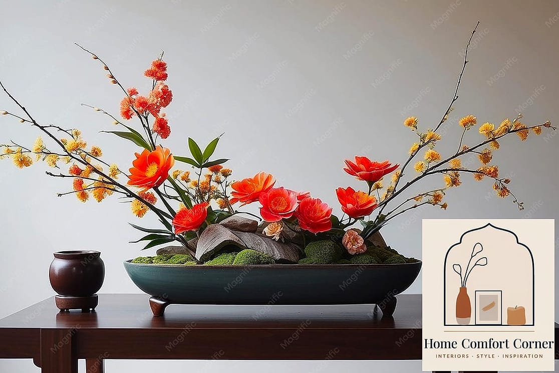 Japanese Ikebana-Inspired Floral Arrangements