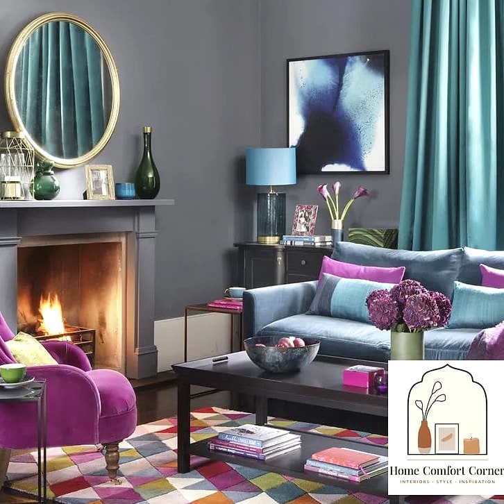 Jewel-Toned Velvet Furniture