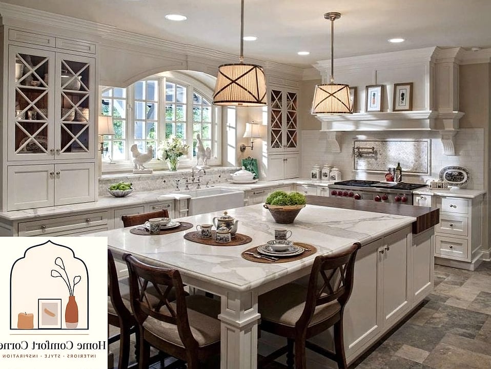 Kitchen Islands with Turned Legs