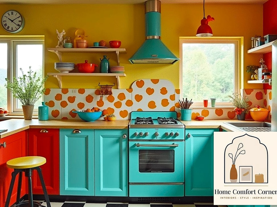 A Kitchen Pot Rack Hung From the Ceiling
