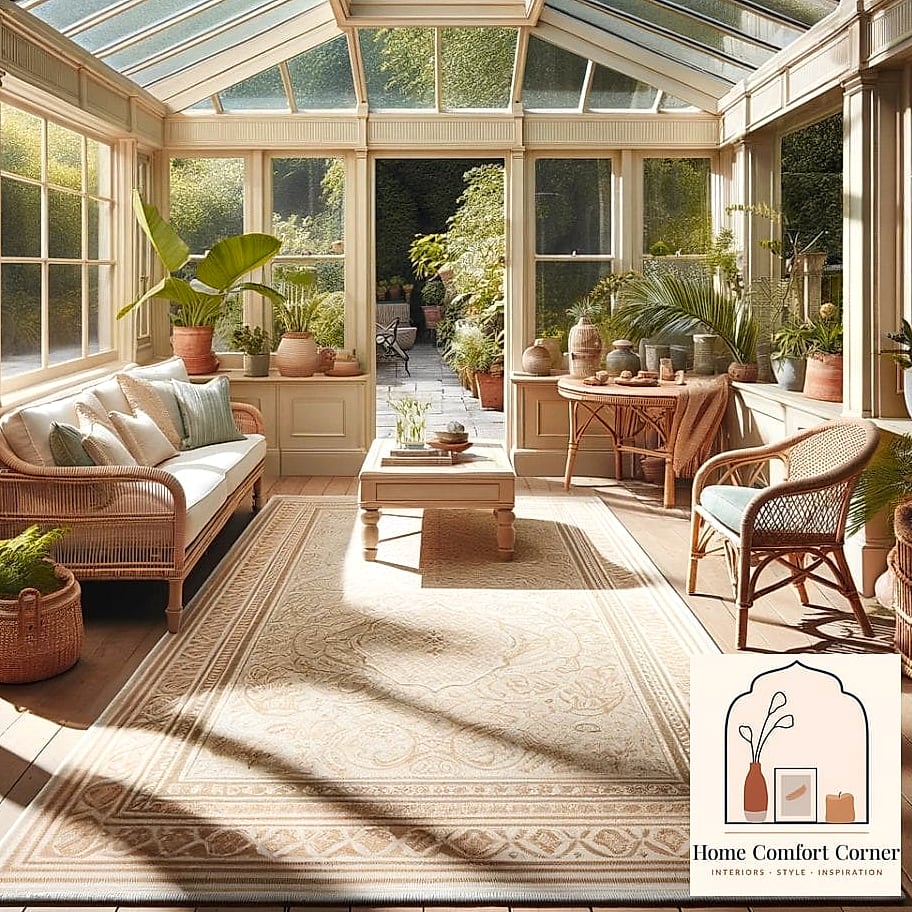 Layered Area Rugs for Warmth