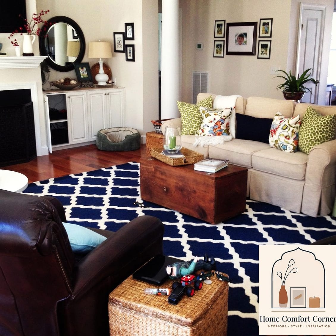 Layered Area Rugs