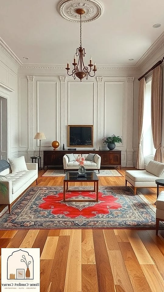 Layered Area Rugs
