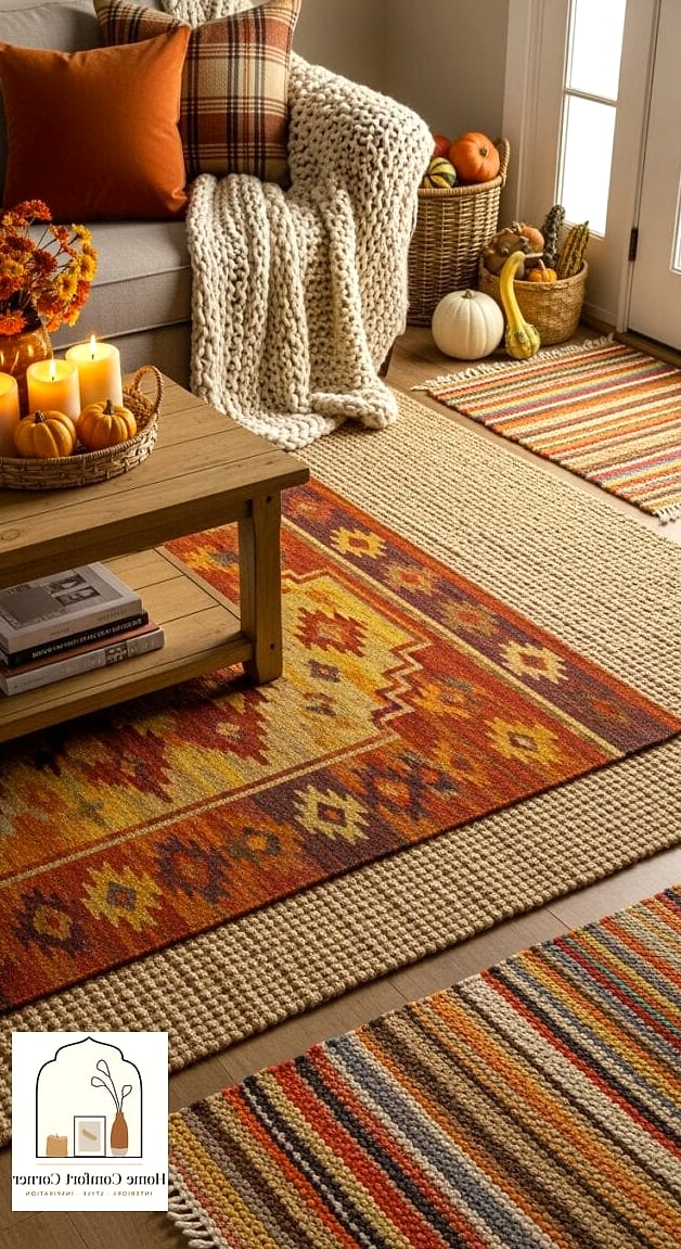 Layered Area Rugs