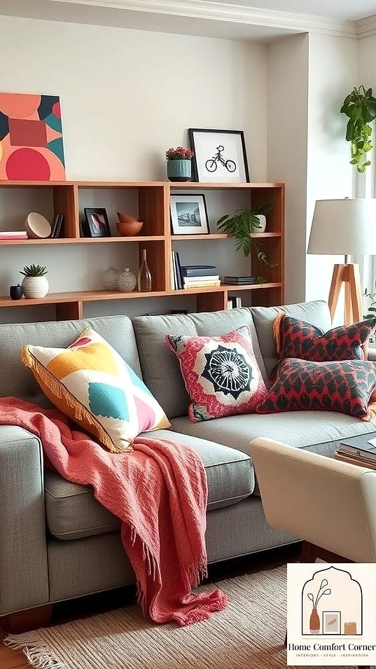Layered Colorful Textiles