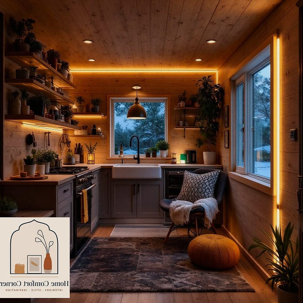 15 Tiny Room Ideas Ideas From Homes We Absolutely Love 7 Layered Lighting Instead of One Overhead Fixture