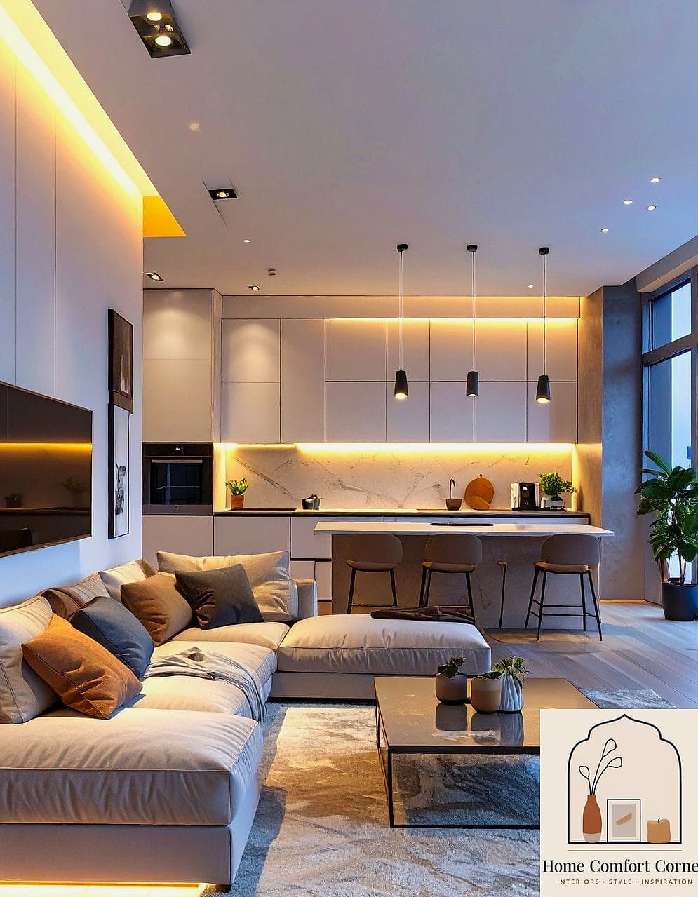 Layered Lighting Instead of One Overhead Fixture