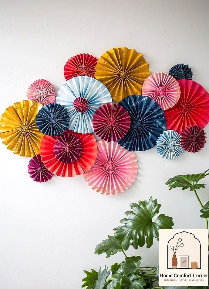 Layered Paper Wall Art