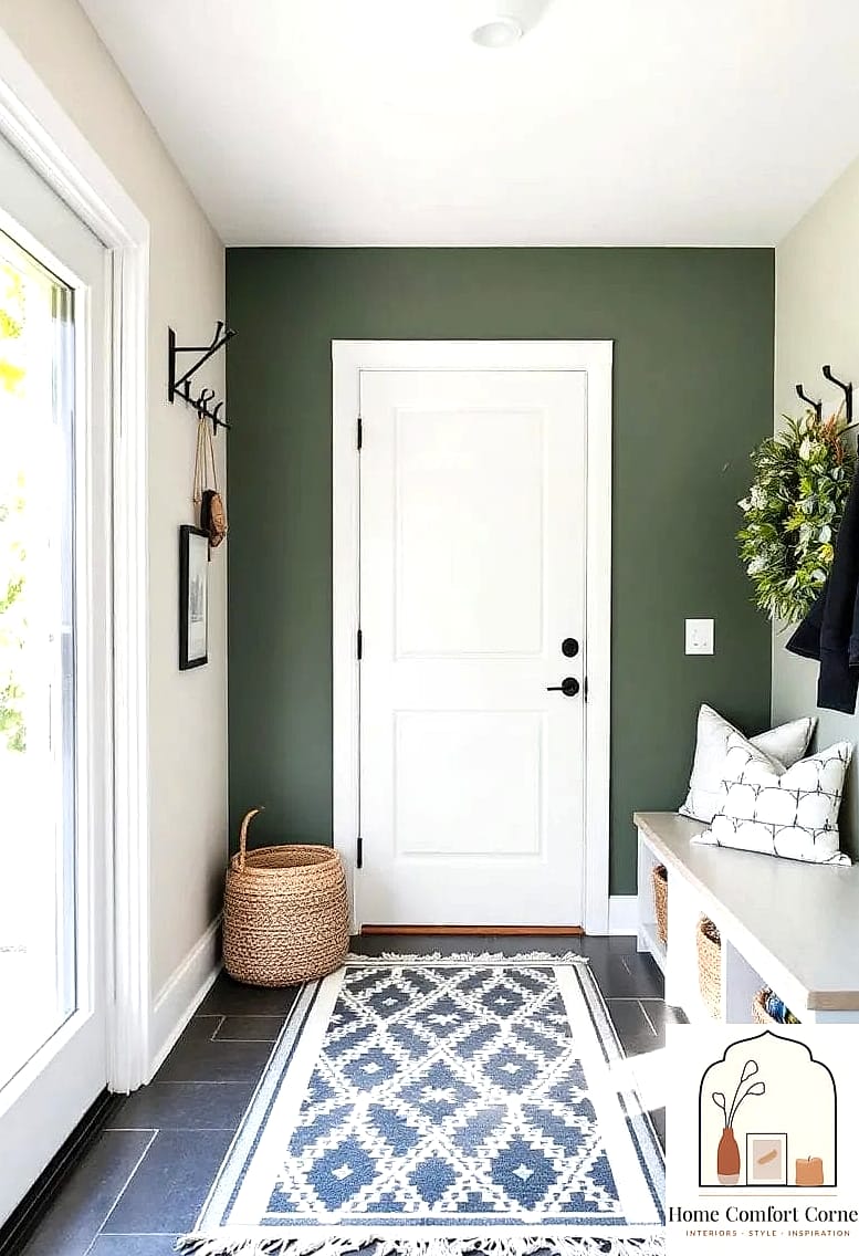 Layered Rugs and Greenery