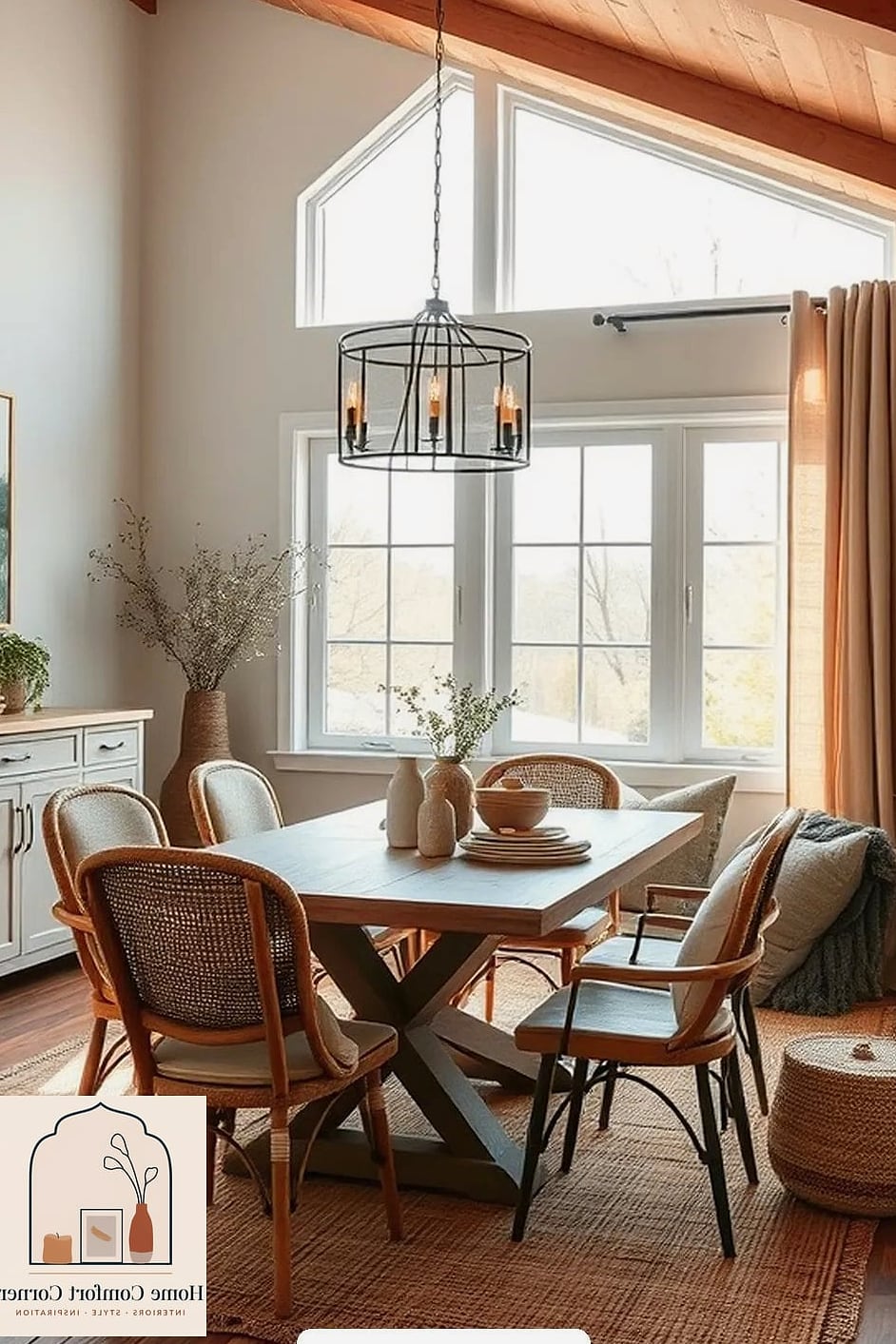 Layering In a Statement Buffet or Sideboard