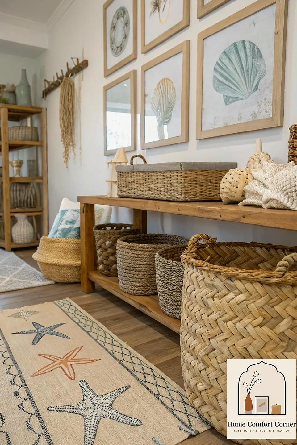 17 Beachy Room Decor Ideas That Work in Any Size Home 1 Layer in Natural Woven Textures