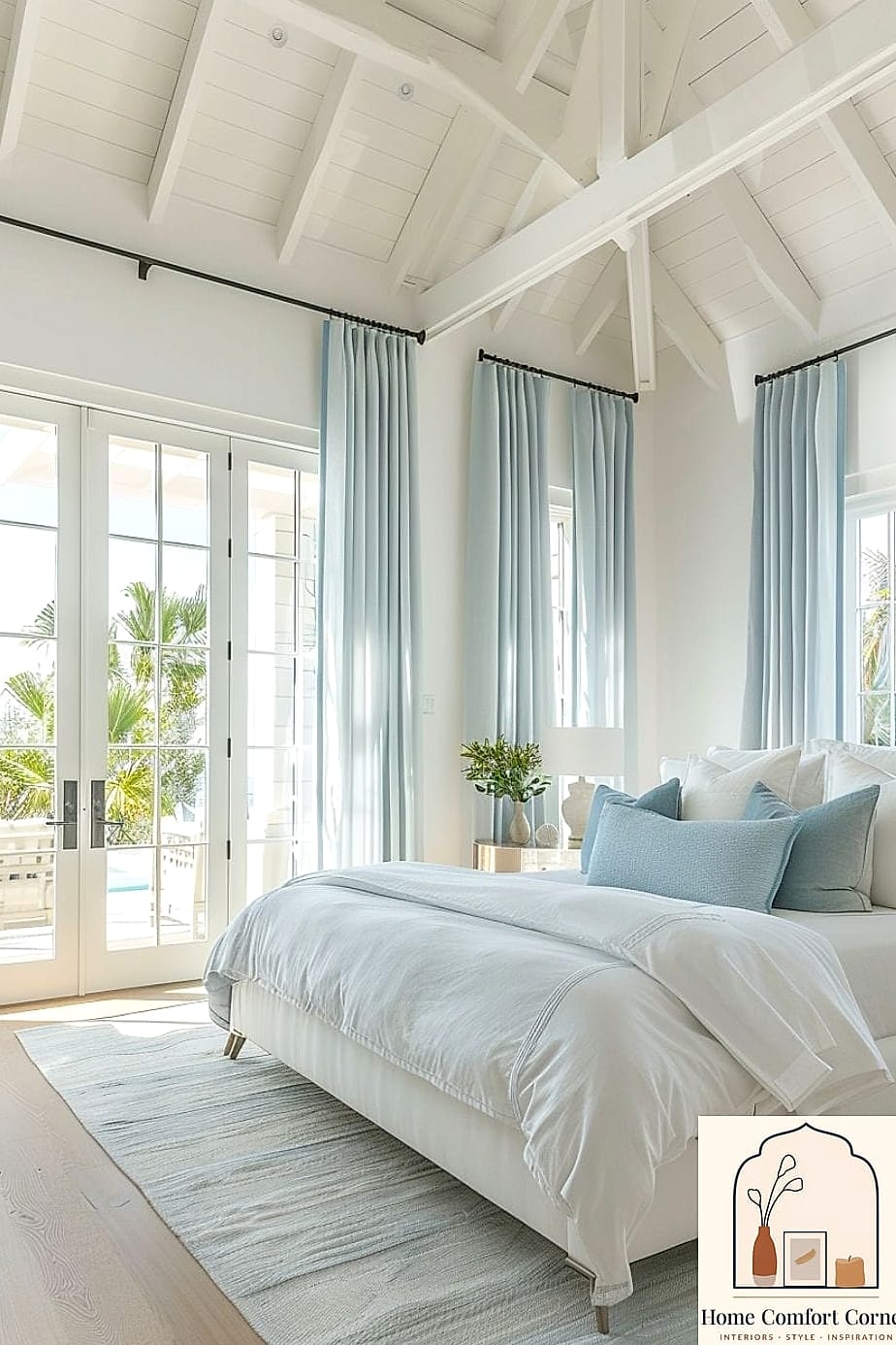 17 Beachy Room Decor Ideas That Work in Any Size Home 10 Layer Sheer, Breezy Curtains
