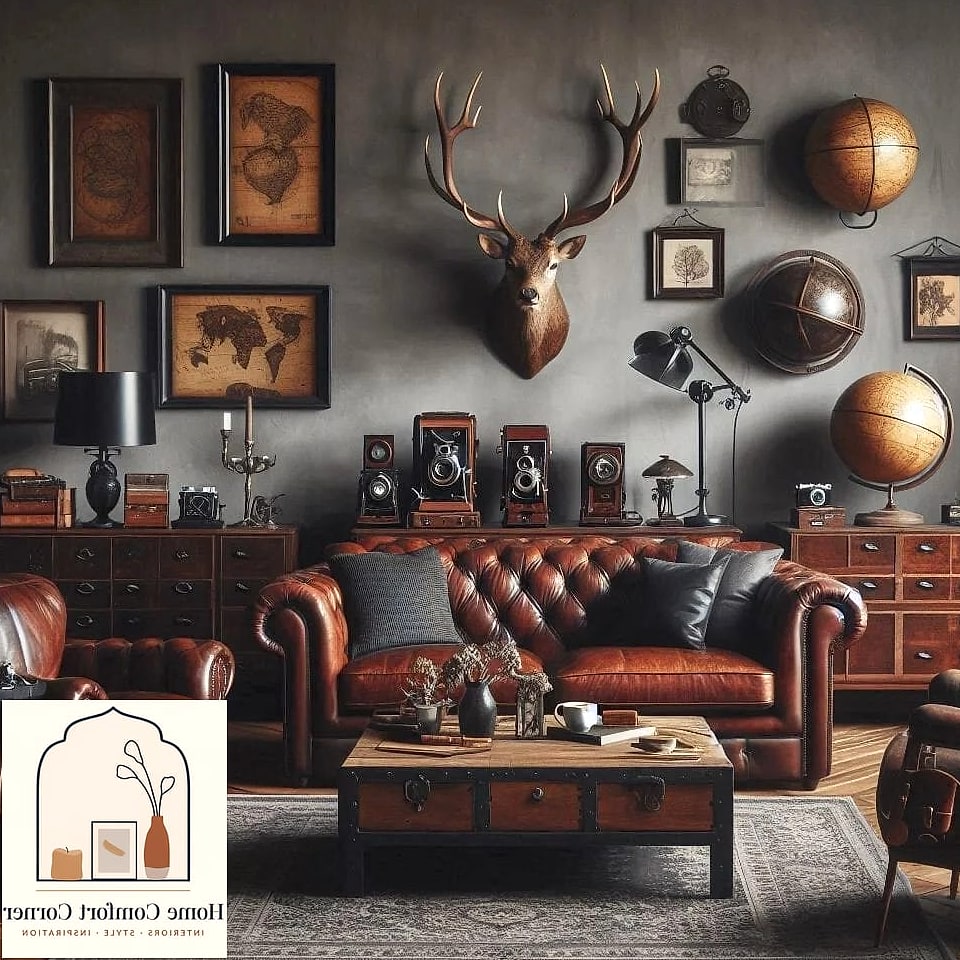 Leather and Textured Fabric Accents