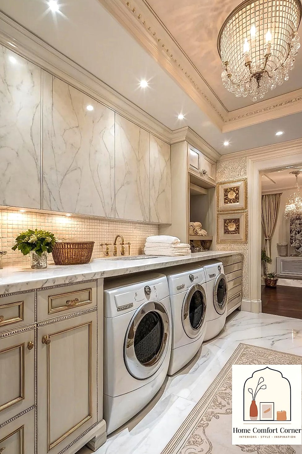 Marble or Marble-Look Countertops